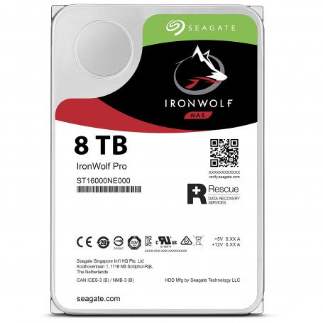 Disque dur NAS Seagate IronWolf 8 To SATA 7200 TR/MIN - ST8000VN004