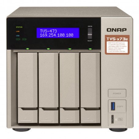 QNAP TVS-473e - Serveur NAS - 4 Baies (TVS-473e) Maroc