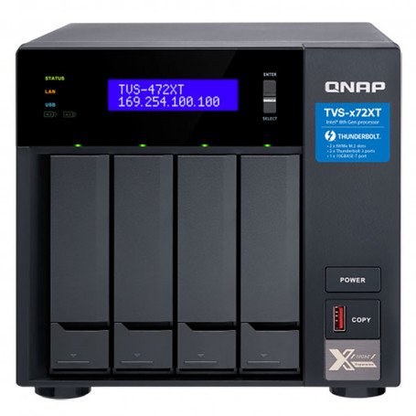 QNAP TVS-472XT - Serveur NAS - 4 Baies (TVS-472XT-PT) Maroc
