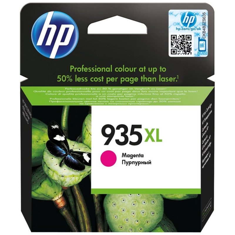 Cartouche d'encre HP N° 935XL High Yield Magenta Original (C2P25AE) Cartouche d'encre HP N° 935XL High Yield Magenta Original (C2P25AE)