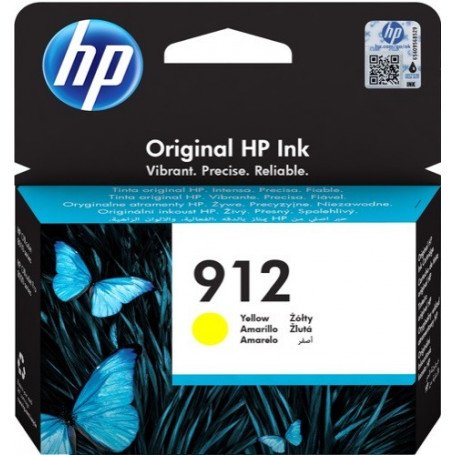 Cartouche d'encre HP N° 912 Yellow Original (3YL79AE)