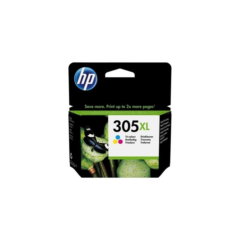 HP 302 Pack 2 Cartouches d'Encre Noire + Trois Couleurs NEUF