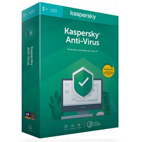 Kaspersky Antivirus  2021 3 Postes - 1 An (KL11718BCFS-20FFPMAG)