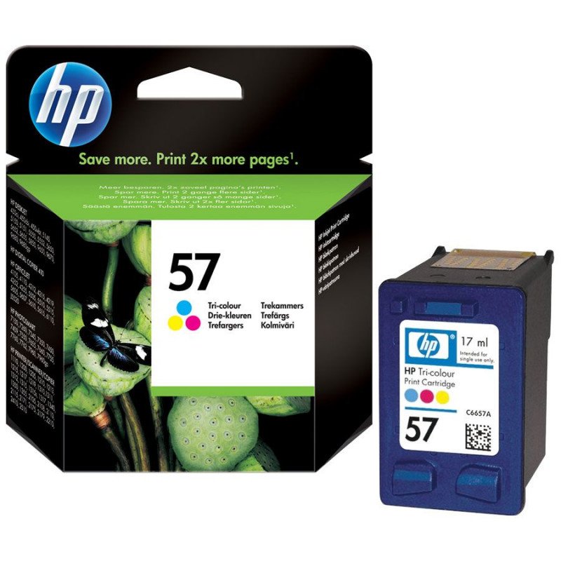 HP N° 57 Trois couleurs Original (C6657AE) HP N° 57 Trois couleurs Original (C6657AE)