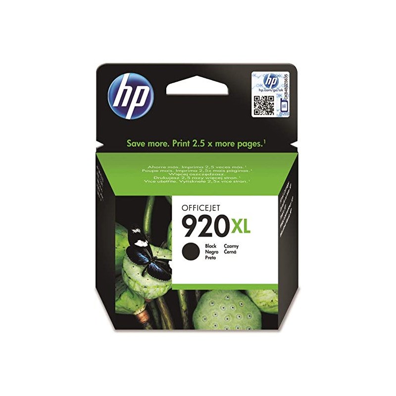 Cartouche d'encre HP N° 920XL Noir Original (CD975AE) Cartouche d'encre HP N° 920XL Noir Original (CD975AE)
