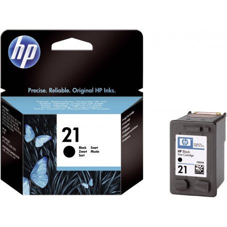 Cartouche d'encre HP N° 21 Noir Original (C9351AE)