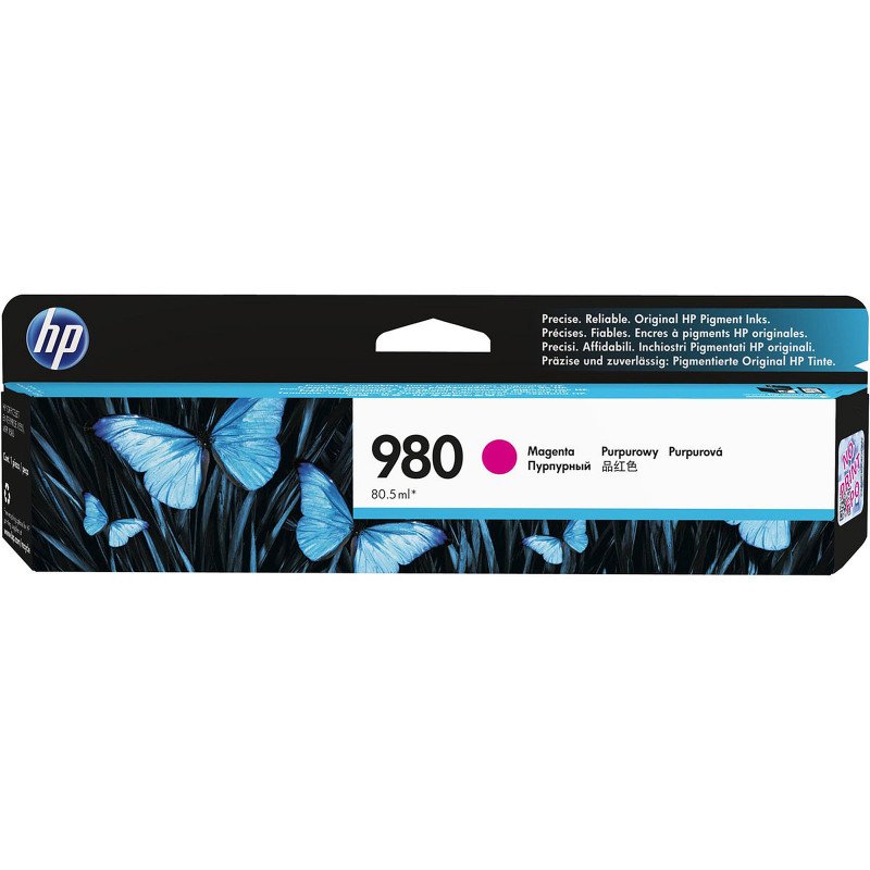 Cartouche d'encre HP N° 980 Magenta Original (D8J08A) Cartouche d'encre HP N° 980 Magenta Original (D8J08A)