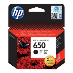 Cartouche d'encre HP N° 650 Noir Original Advantage (CZ101AE)