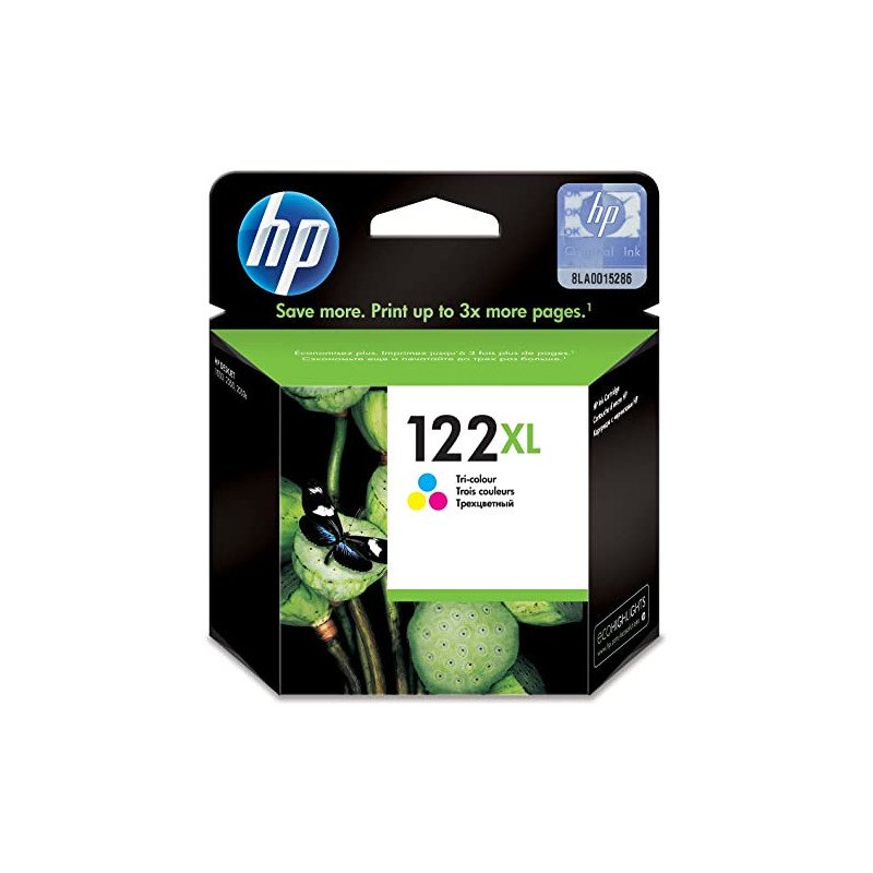 Cartouche d'encre HP N° 122XL Trois couleurs Original (CH564HE) Cartouche d'encre HP N° 122XL Trois couleurs Original (CH564HE)
