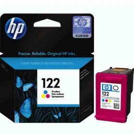 Cartouche d'encre HP N° 122 Trois couleurs Original (CH562HE)