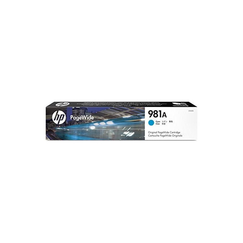 HP N° 981A Cyan Original PageWide (J3M68A) HP N° 981A Cyan Original PageWide (J3M68A)