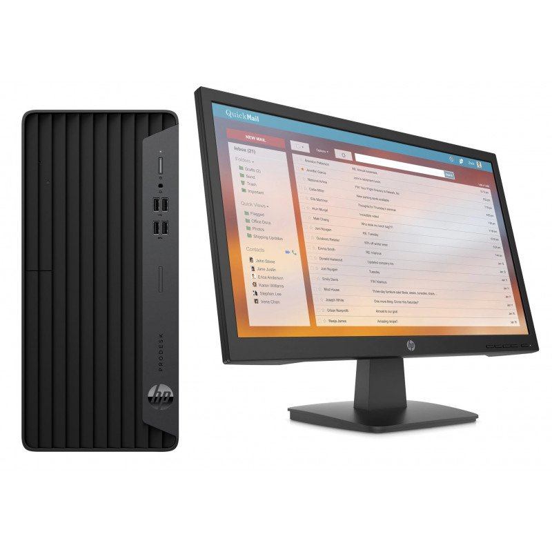 Ordinateur de bureau HP ProDesk 400 G7 Microtour i5, Écran HP P22V - 4M8Y0EA Maroc Ordinateur de bureau HP ProDesk 400 G7 Microtour i5, Écran HP P22V - 4M8Y0EA Maroc
