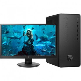 HP Pro 300 G6 MT Intel Core i3-10100 ,4GB ,1TB, FreeDos + Ecran P22v 21.5"(2T8E5ES)