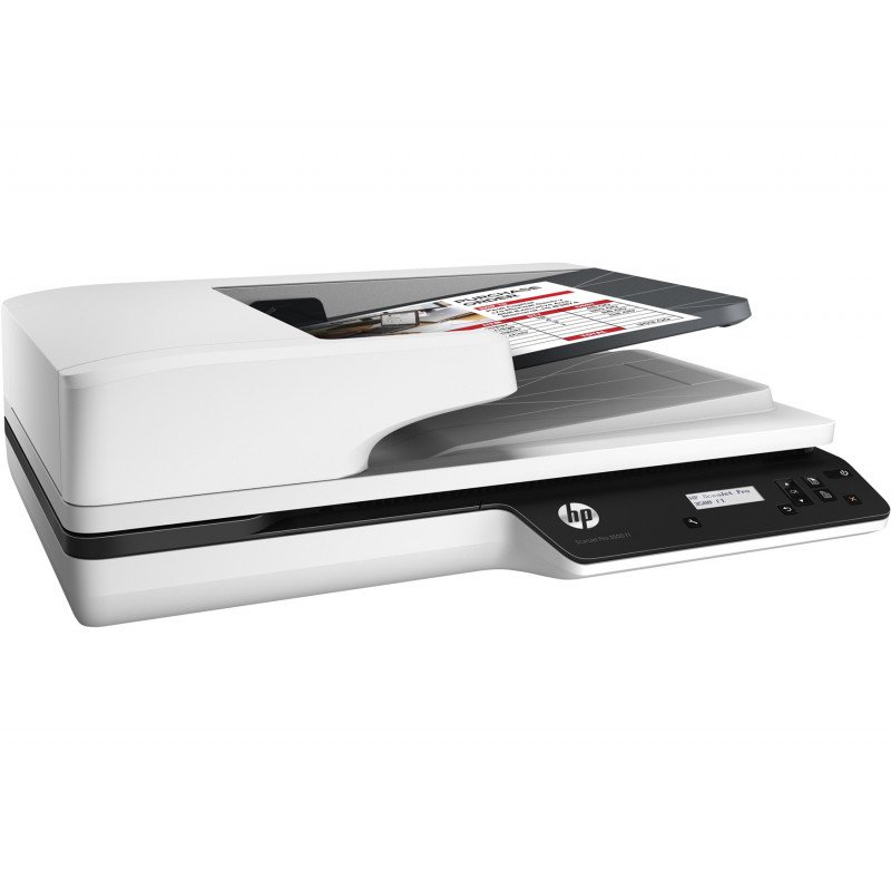 Scanner HP ScanJet Pro 3500 f1 A4 à plat et adf (L2741A) Scanner HP ScanJet Pro 3500 f1 A4 à plat et adf (L2741A)