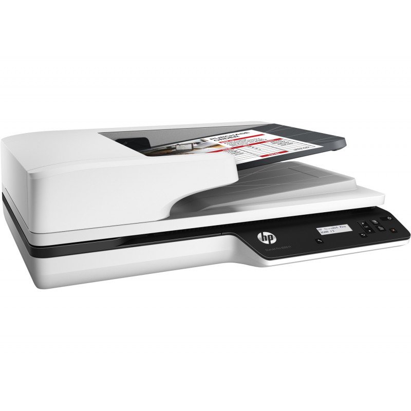 Scanner de documents HP ScanJet Pro N4600 fnw1 avec chargeur automatique de  documents recto verso