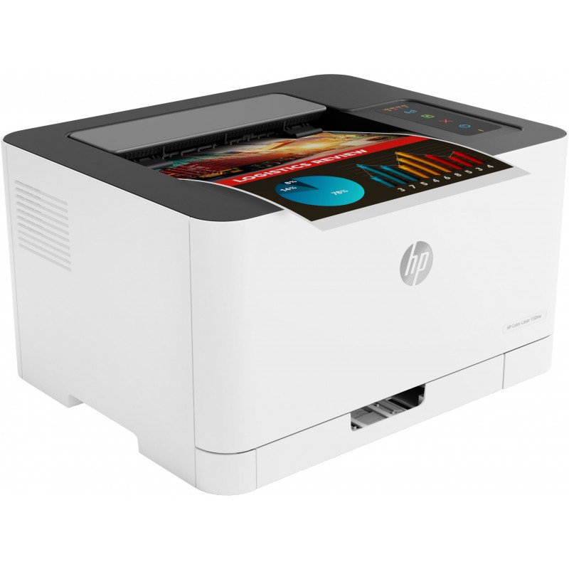 HP 150nw imprimante Laser Couleur 4ZB95A - Tabtel pas cher prix Maroc