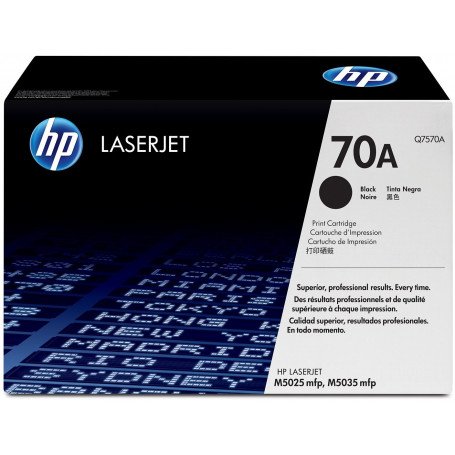 Toner HP 70A Black Original LaserJet  Cartridge Q7570A