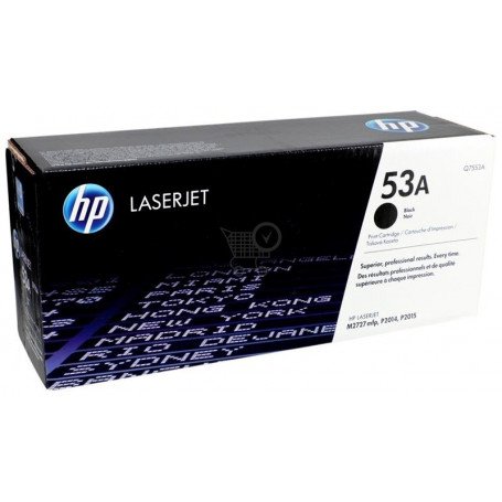 Toner HP 53A Black Original LaserJet  Cartridge Q7553A