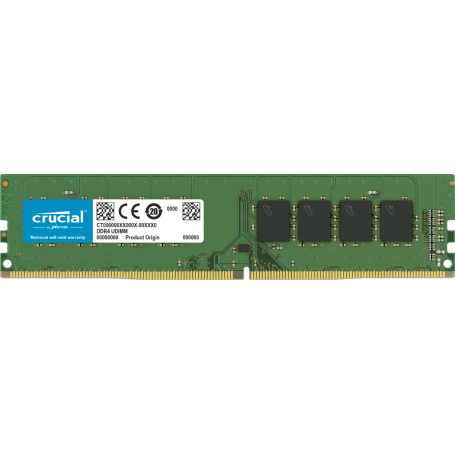 Crucial 8GB DDR4-3200 UDIMM - Barette mémoire (CT8G4DFRA32A)
