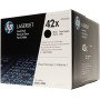 Toner HP 42X 2-pack High Yield Black Original LaserJet  Cartridges Q5942XD