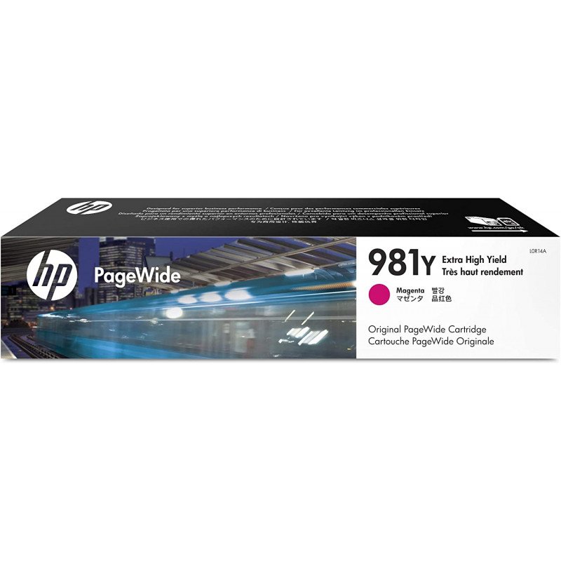 Toner HP 981Y Extra High Yield Magenta Original PageWide Cartridge L0R14A