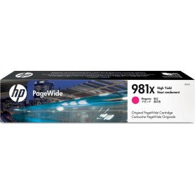 Toner HP 981X High Yield Magenta Original PageWide Cartridge L0R10A