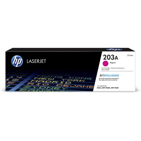 Toner HP 203A Magenta LaserJet  Cartridge  1,300  CF543A