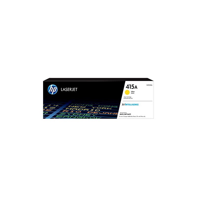 Toner HP 415A Yellow  Original LaserJet  Cartridge 2100 Pages W2032A