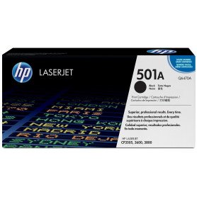 Toner HP 501A Black Original LaserJet  Cartridge Q6470A
