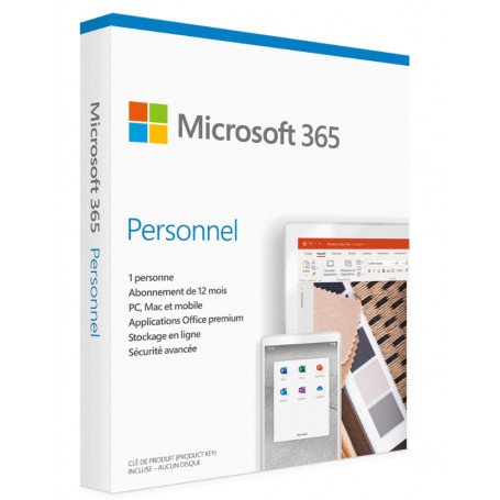Microsoft 365 Personal French abonnement 1an (QQ2-01416)