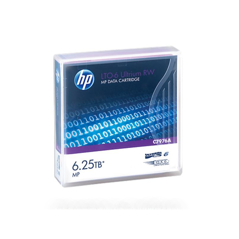 HP Bande de sauvegarde LTO-6 Ultrium 6.25TB MP RW