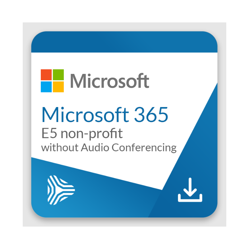 Microsoft CSP Office 365 E5 sans Audio Conferencing (CFQ7TTC0LF8S-0001)