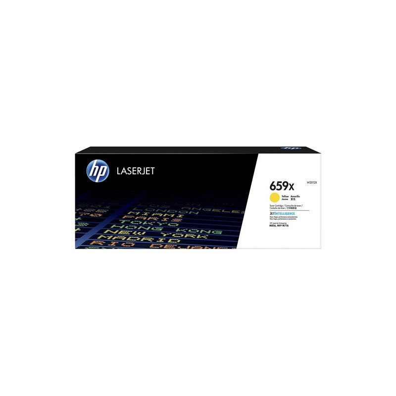Toner HP 659X  High Yield Yellow Original LaserJet  Cartridge 29000 Pages  W2012X