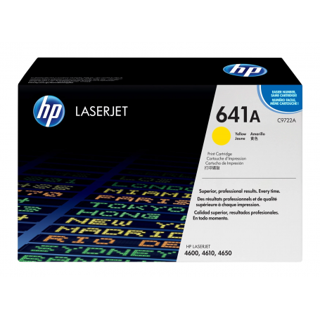 Toner HP 641A Yellow Original LaserJet  Cartridge C9722A