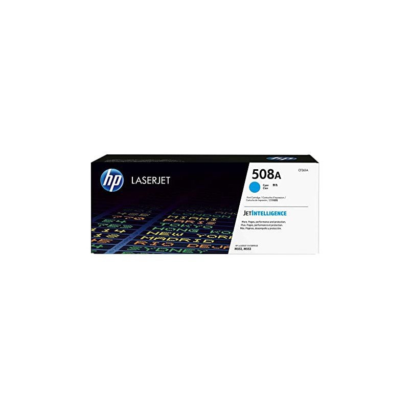 Toner HP 508A Cyan Original LaserJet Cartridge CF361A