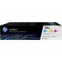 Toner HP 126A 3-pack Cyan/Magenta/Yellow Original LaserJet  Cartridges CF341A