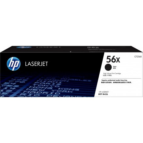 Toner HP 56X High Yield Black Original LaserJet  Cartridge 13700 pages   CF256X