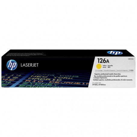 Toner HP 126A Yellow Original LaserJet  Cartridge CE312A