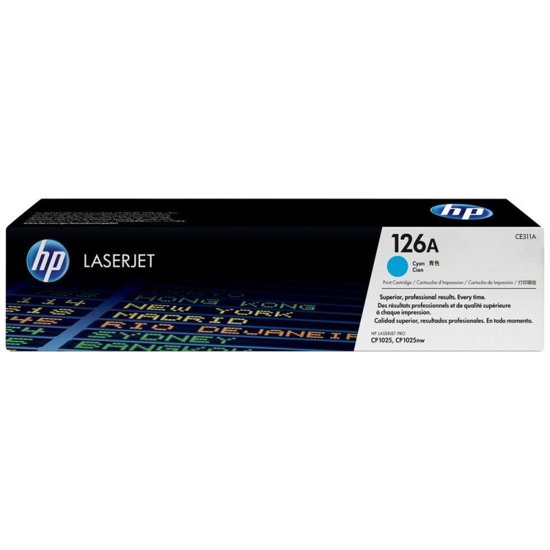 Toner HP 126A Cyan Original LaserJet  Cartridge CE311A