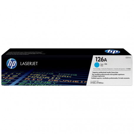 Toner HP 126A Cyan Original LaserJet  Cartridge CE311A