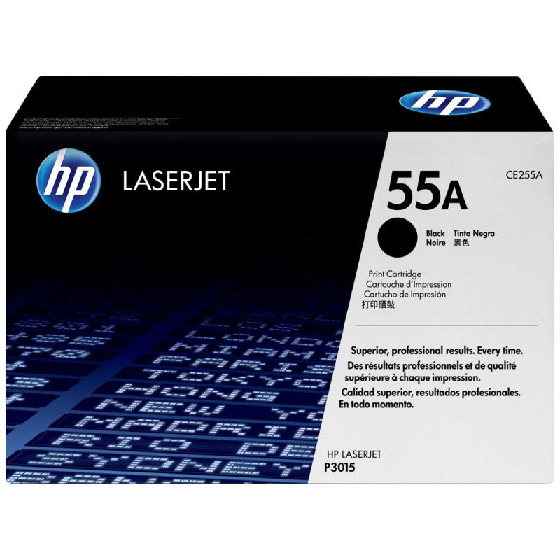 Toner HP 55A Black Original LaserJet  Cartridge CE255A