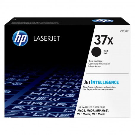 Toner HP 37X High Yield Black Original LaserJet  Cartridge CF237X