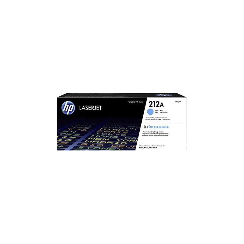 Toner HP 212A Cyan Original LaserJet  Cartridge 4500 Pages  W2121A