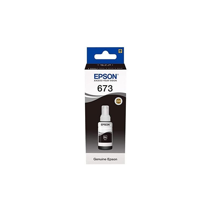 Bouteille d'encre EPSON T6731 Noir (C13T67314A)