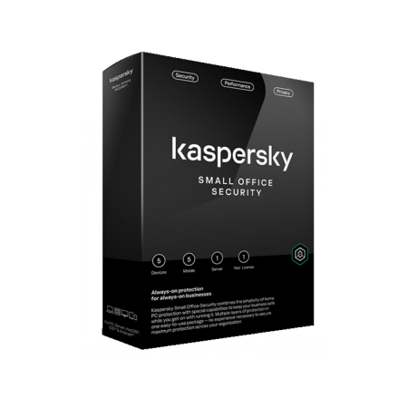 Kaspersky Small Office Security 5 Postes 1 Serveur (KL45418BEFS-23MAG)