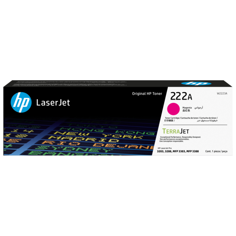 HP 222A Magenta Original LaserJ Toner (W2223A)