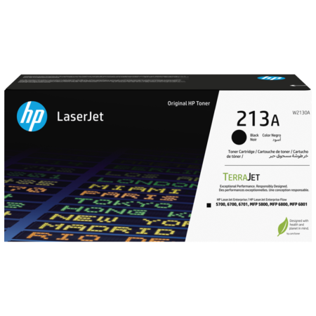 HP 213A Black Original LaserJet Toner Cartridge (W2130A)