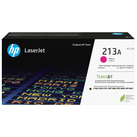 HP 213A Magenta Original LaserJet Toner Cartridge (W2133A)