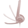 Casque Logitech H390 USB Rose (981-001281)
