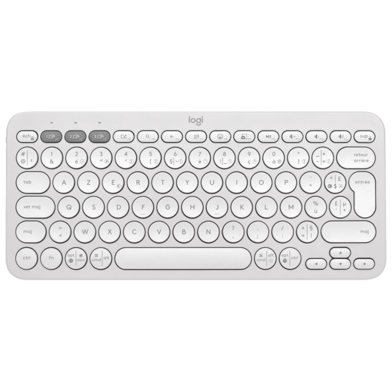Logitech Pebble Keys 2 K380s Blanc (920-011804)